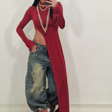 SELENA burgundy sweater