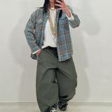 Camicia di jeans GARAGE quadri