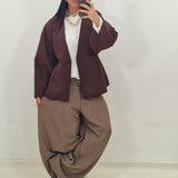 Penelope burgundy blazer