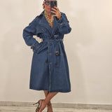 Trench VICTORIA in denim