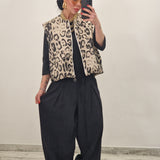 Gilet MIAMI leopardato