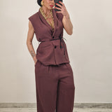 Coordinato FARAH borgogna