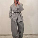 Blazer VALERY quadri nero