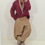 Maxi felpa BEA bordeaux