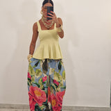 Pantalone AMAREA floreale