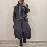 Chiodo in ecopelle STONES nero