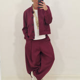 Coordinato Bad bordeaux