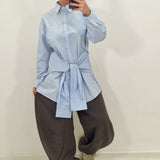 Maxi shirt CELESTIAL light blue