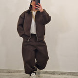 Coordinato/Tuta MECY marrone