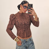 Camicia FUJI marrone